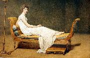 Jacques-Louis  David Portrait of Madame Recamier oil painting artist